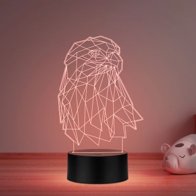 Eagle Led Night Lamp with Multicolored Light for Hoom Decor Lamp
